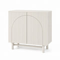 Szafka drewniana z płyty MDF Biała 80x40x90 cm
