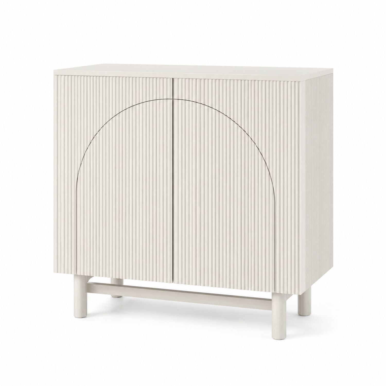 Szafka drewniana z płyty MDF Biała 80x40x90 cm