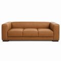 Sofa Skórzana Brązowa 220x90x75 cm